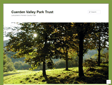 Tablet Screenshot of cuerdenvalleypark.org.uk